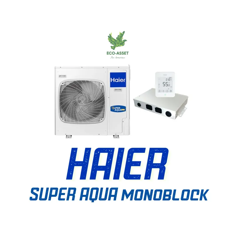Heat pump monoblock Haier Super Aqua 7,8 kW AU082FYCRA(HW)