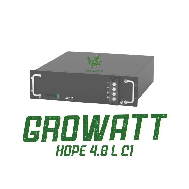 Baterie Growatt HOPE 4,8 l (SPF) + kabeláž