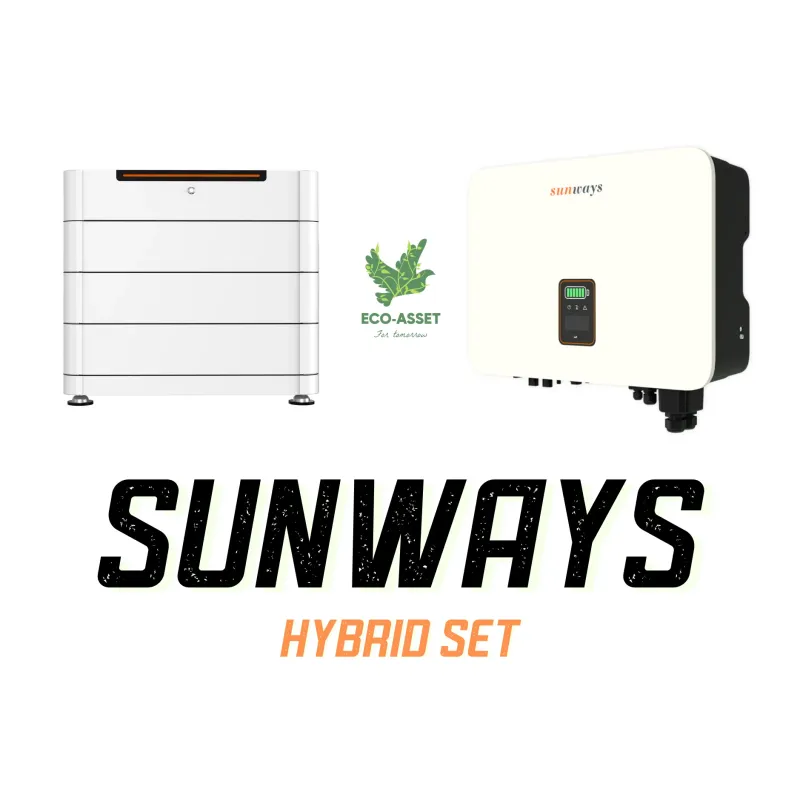Sunways Hybrid set: STH-12KTL-HT + 10,24kWh